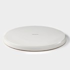 Тарелка с бортиком Magistro «Церера», d=19.5 см, фарфор, белая - Фото 3