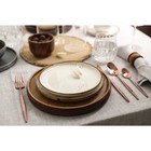 Тарелка с бортиком Magistro «Церера», d=25.5 см, фарфор, белая - Фото 11