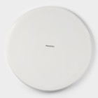 Тарелка с бортиком Magistro «Церера», d=25.5 см, фарфор, белая - Фото 4