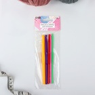 Набор крючков для вязания, d = 3-7 мм, 13,7-14 см, 5 шт , цвет разноцветный - Фото 3