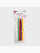 Набор крючков для вязания, d=3-7 мм, 13.7-14 см, 5 шт., разноцветный - Фото 6