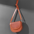 Ручка для сумки из экокожи, с карабинами, 125 × 1,8 см, цвет светло-коричневый - Фото 3