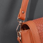 Ручка для сумки из экокожи, с карабинами, 125 × 1,8 см, цвет светло-коричневый - фото 6538544