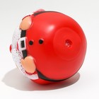 Шар пищащий для собак «Дед Мороз», виниловый, 8.5×8 см - Фото 4