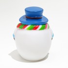 Игрушка для собак «Снеговик», 6.7×8.5 см, пищащая, винил, белая - Фото 3
