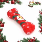Игрушка для собак пищащая «Новогодняя кость», виниловая, 18×5.6×4 см - Фото 1
