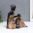 Сувенир полистоун "Мама с ребёнком. Африка" 19х18 см - Фото 2