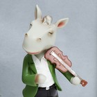 Фигура полистоун «Бременские музыканты. Конь со скрипкой», 31.5×15×15.5 см - Фото 7