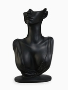 Бюст для украшений QF, 18×8×32 см, отверстие в ухе, чёрный - Фото 2