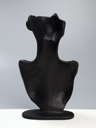 Бюст для украшений QF, 18×8×32 см, отверстие в ухе, чёрный - Фото 6