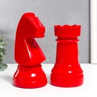 Сувенир полистоун "Шахматные фигуры" красный набор 6 шт 20,5х8,5х8,5 см - Фото 4