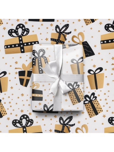 Бумага упаковочная глянцевая «Большие подарки», 70 х 100 см