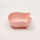 Миска пластиковая 12,5 х 12,5 х 4 см, розовая - Фото 4