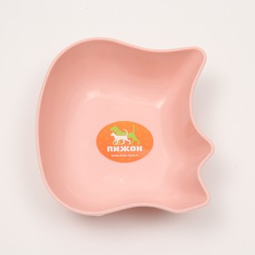 

Миска пластиковая 12,5 х 12,5 х 4 см, розовая