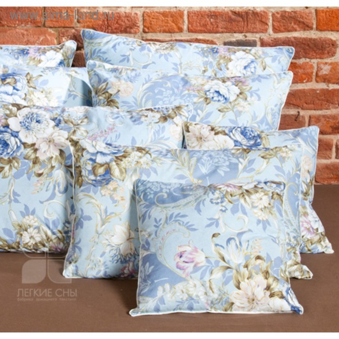 Подушка «Соня», размер 50х68 см,30% гусиный пух, 70% гусиное перо, тик набивной 100%хл, цвет МИКС - Фото 1