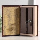 Шкатулка книга - сейф «Неприкосновенный запас», дерево, с замком, 21×13×5 см - Фото 2