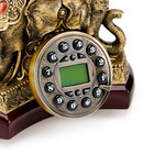 Ретро-телефон «Слон», громкая связь, 28×28 см, бронза - Фото 3