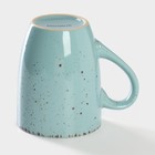 Кружка Доляна «Марион», 340 мл, керамика, голубая - Фото 3