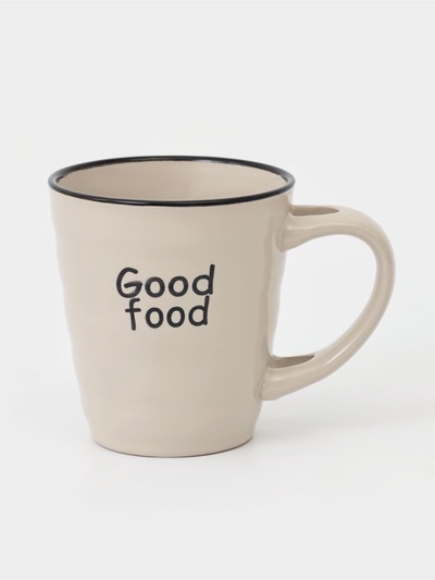 Кружка Доляна «Ноель», 280 мл, керамика, бежевая