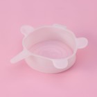 Крышки для тарелок Доляна «Черепашка», набор 6 шт., силикон, прозрачные - Фото 14