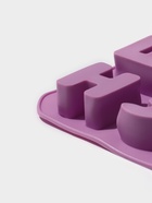 Форма для шоколада Доляна «Алфавит для бенто-тортов», силикон, 36.6×26.6×2 см, 33 ячейки (3.5×3 см), сиреневая - Фото 5