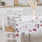 Клеёнка на стол Доляна «Чай», на нетканой основе, ширина 137 см, толщина 0.8 мм, рулон 20 м - Фото 1