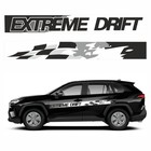 Наклейка-молдинг "Extreme Drift", черный, комплект на две стороны, 190 х 10 х 0,1 см - Фото 2