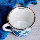 Чашка чайная Пахта голубая в золоте, 220 мл - Фото 4