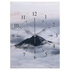 Часы-картина настенные "Горы в облаках", плавный ход, 30 х 40 см - фото 7779694