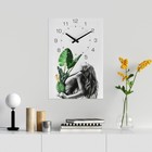 Часы-картина настенные "Девушка", плавный ход, 40 х 60 см - фото 319992590
