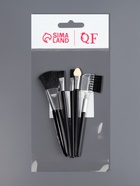 Набор кистей для макияжа SMOKY, нейлоновых, 5 шт., чёрный - Фото 4