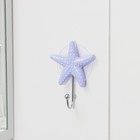 Крючок на вакуумной присоске «Морская звезда», цвет МИКC - Фото 2