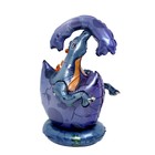 Шар-игрушка фольгированный 20" «Динозавр в скорлупе», цвет фиолетовый - фото 318773478