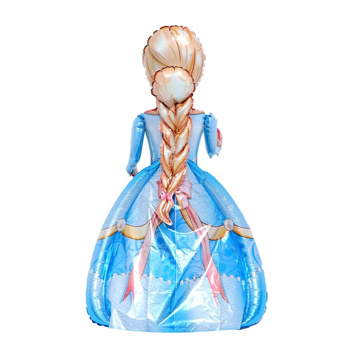 Шар фольгированный 30" «Девочка в голубом платье» - фото 1905927784
