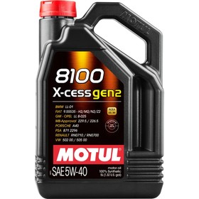 

Масло моторное Motul 8100 X-cess GEN2 5w-40, 5 л