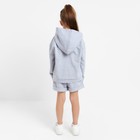 Костюм детский (толстовка, шорты) KAFTAN "Basic line", рост 86-92, цвет серый - Фото 3