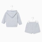 Костюм детский (толстовка, шорты) KAFTAN "Basic line", рост 98-104, цвет серый - Фото 9