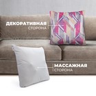 Массажная подушка GESS-161 Decora, 18 Вт, 2 режима, 4 ролика, ИК-прогрев, АКБ, красная - Фото 2