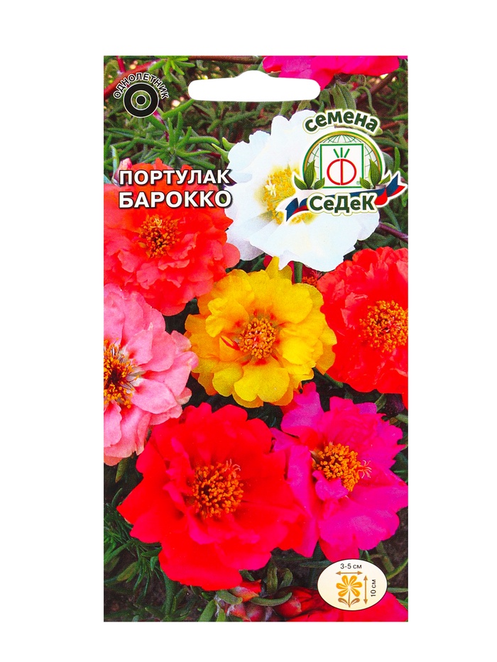 Семена цветов портулак «Барокко», 0.1 г - Фото 1