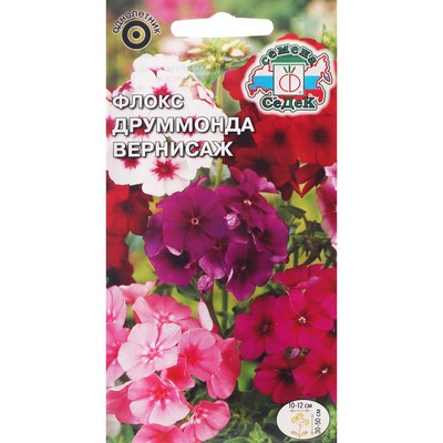 Семена Цветов Флокс Друммонда «Вернисаж», 0.25 г, «СеДеК»