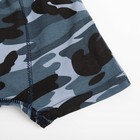 Трусы-боксеры для мальчика, цвет серый/камуфляж, рост 98-104 см - Фото 2