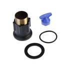 УЦЕНКА Смеситель для кухни Accoona A4490G-3, однорычажный, высокий излив, латунь, белый 7706740