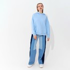 Худи женское MINAKU: Casual Collection цвет голубой размер 50-52 - фото 58492