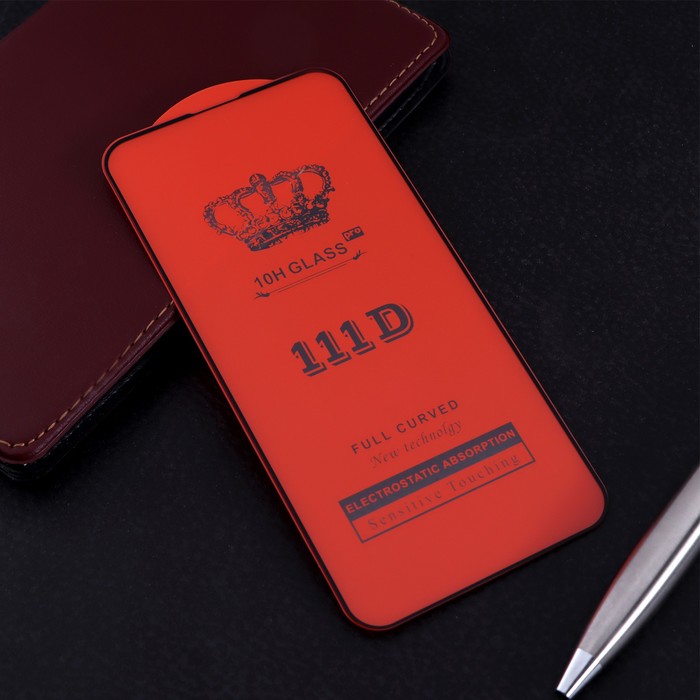 Защитное стекло TFN, для iPhone 13 mini, полный клей, 2.5 D, чёрное - Фото 1