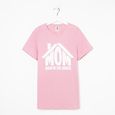 Футболка женская KAFTAN Mom р. 52-54, розовый