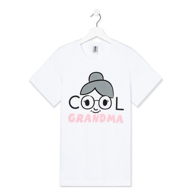 Футболка женская KAFTAN Cool grandma, размер 52-54, белый