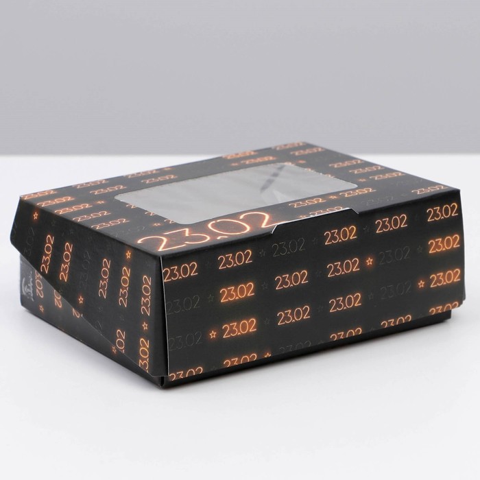 Коробка кондитерская, упаковка, «23 Неон», 10 х 8 х 3.5 см - фото 1905927995