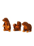Садовая фигура из полистоуна «Мишки бурые», 42×18×24 см, набор 3 шт. - Фото 7