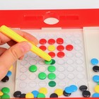 Планшет-мозаика магнитный для рисования, 49 ячеек, с карточками шаблонами, Маша и Медведь - фото 24381419