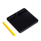 Планшет магнитный для рисования, 96 отверстий, чёрный - Фото 3